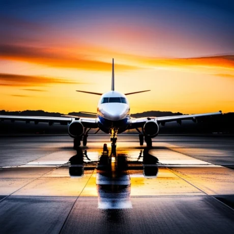 Taxi at airport